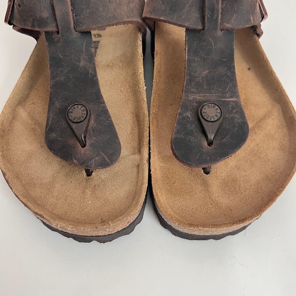 Birkenstock Gizeh Leather Summer Sandal Size 43EU - Picture 6 of 11